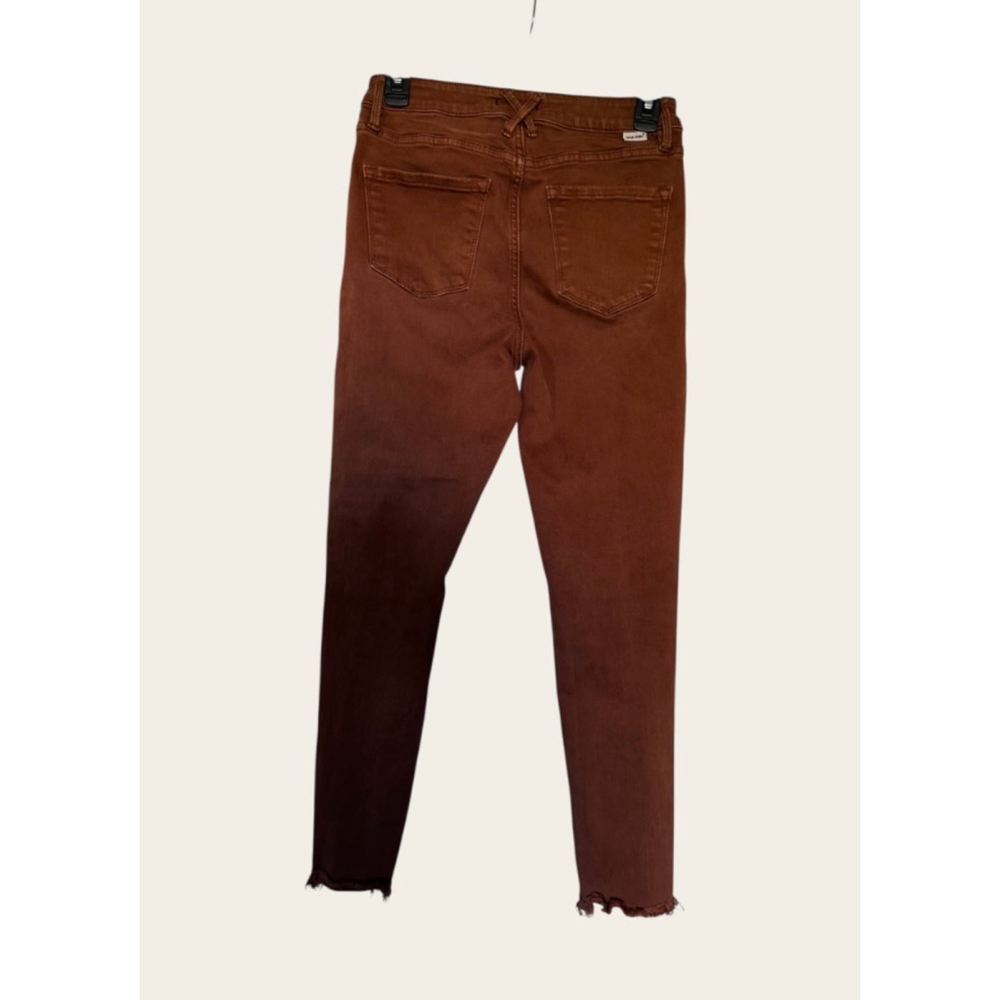 Women's Dear John Ankle & Cropped Jeans Brown Size 27 - Picture 2 of 9